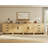 Eaton Farmhouse TV Stand With 2 Cabinets And 6 Drawers, Modern Entertainment Center For Living Room, Bedroom Or Entryway, Closed Media Storage Furniture-1139619850