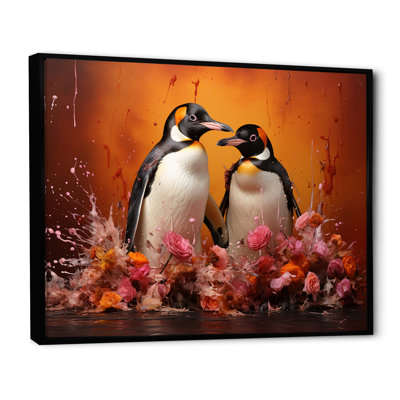 Flower Couple Penguins World