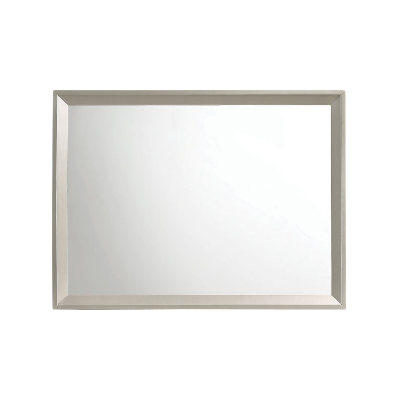 Miroir rectangulaire en métal Emyree
