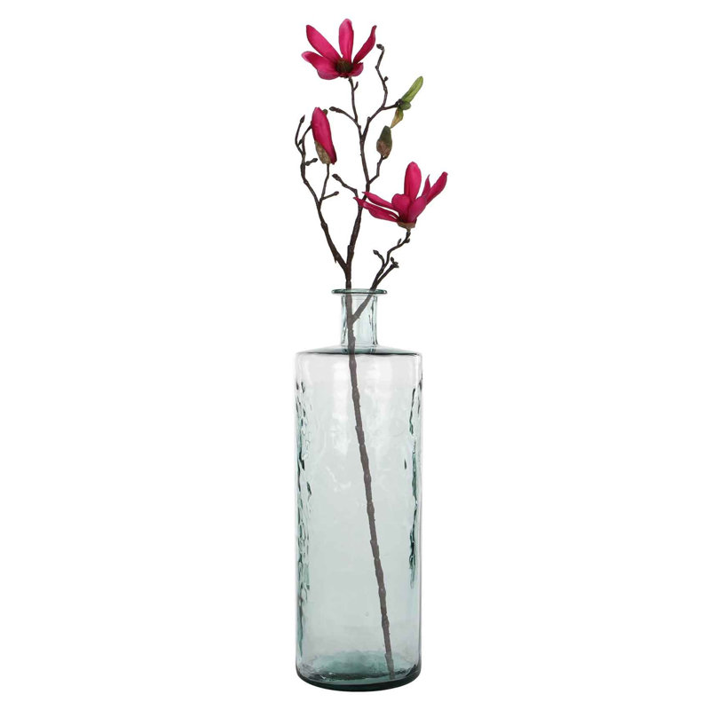 Brinley Glass Decorative Bottle, 75cm H x 25cm W x 25cm D, Transparent