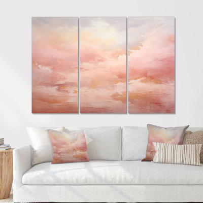 Ensemble de salon Palette Pink Cloud Horizon - Abstract Shapes