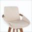 Tabouret de bar à hauteur fixe avec pivot, repose-pieds en métal-1395738353