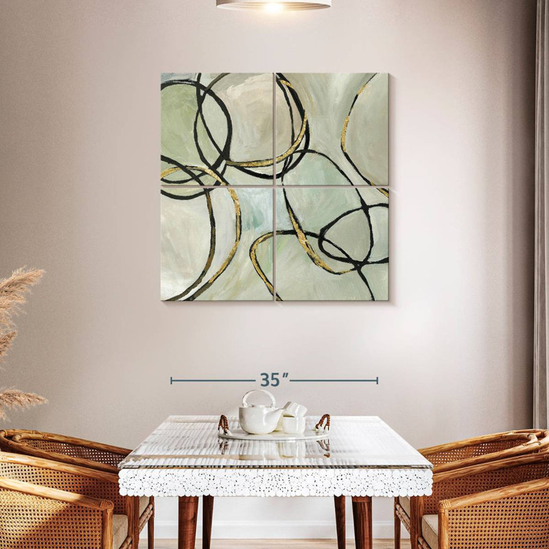 Infinity Rings, 38" H x 38" W