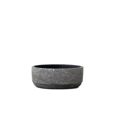Vase de table en céramique 3 po Sidwell Black