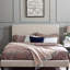 Tête de lit tapissier en tissu de lin Carson Carrington Stryn par Modway-334820816-334820823