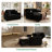 Pull-Out Sofa Bed with Chaise Lounge-1911583504