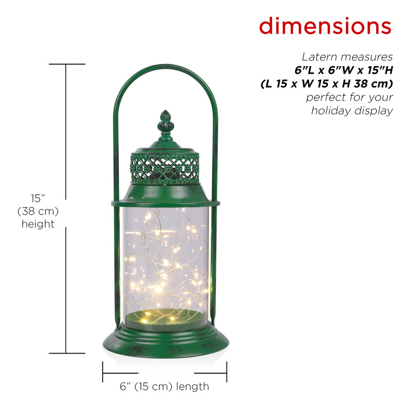 Alpine 6'' LED String Lights, Green