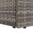 vidaXL Patio Bed, Outdoor Lounge Bed, Adjustable Sides Lightweight Weather-Resistant Easy Maintenance, Washable Cushions & Poly Rattan Frame-1446966253-1446966252