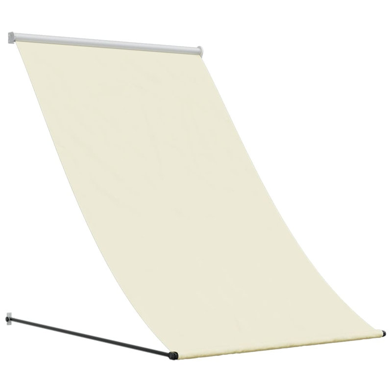 Vidaxl Retractable Awning 59.1"X59.1" Fabric And Steel, Cream