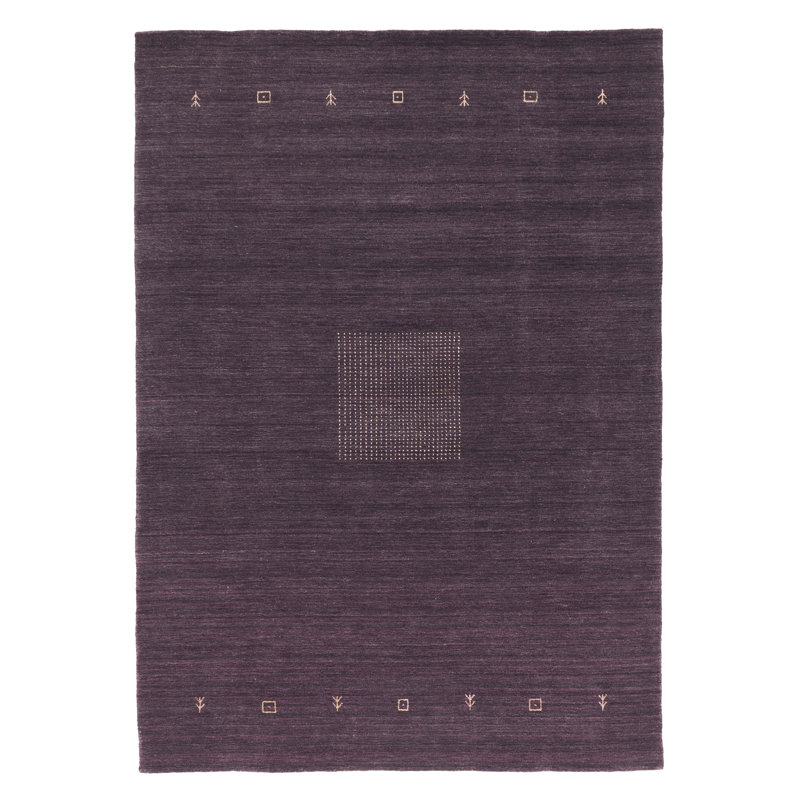 Tapis mauve Indo Gabbeh 5 pi 7 po x 7 pi 10 po