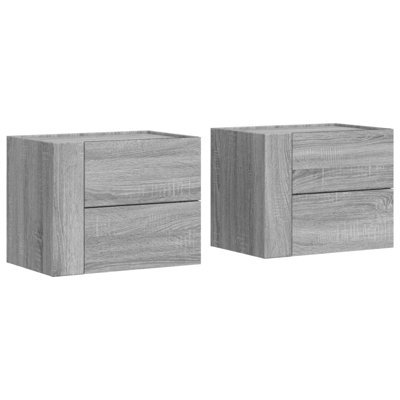Quartney 45cm W Manufactured Wood Bedside Table