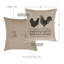 Housse de coussin en coton Sawyer Mill