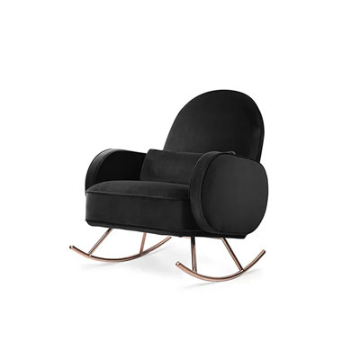 Chaise berçante luxueuse et durable