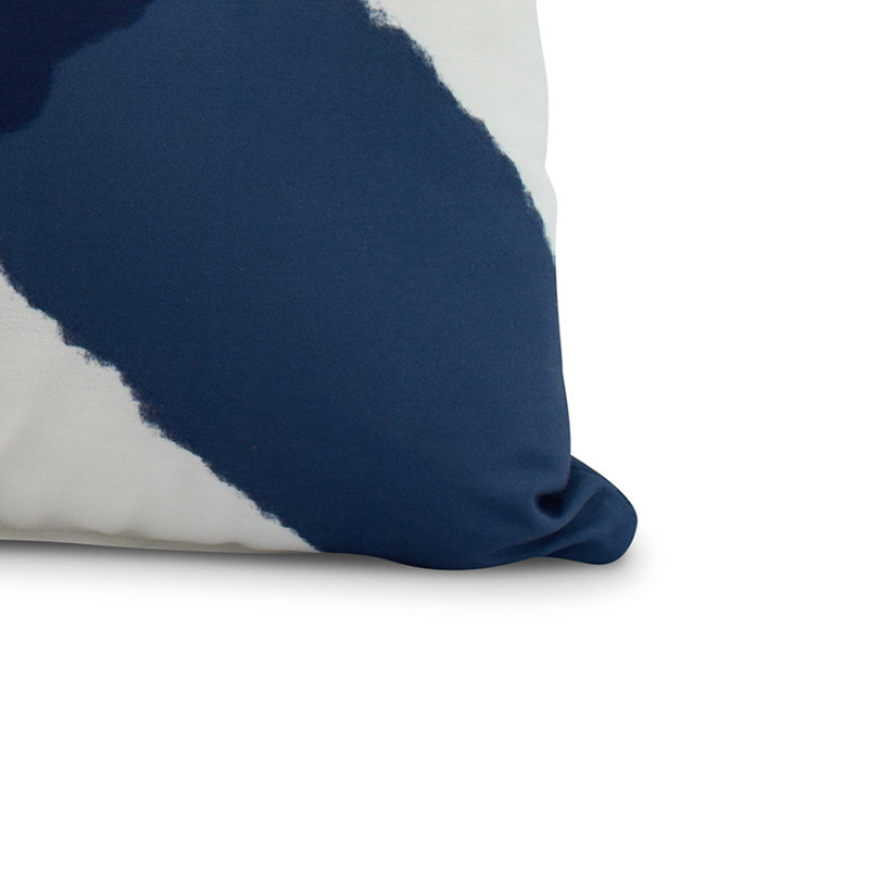 Housse et insert de coussin carré Nantucket, Bleu marine, 18 po x 18 po