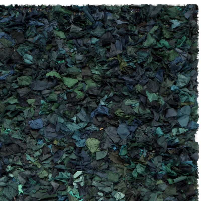Godsey Shag Hand Woven Performance Rug, Round 4'