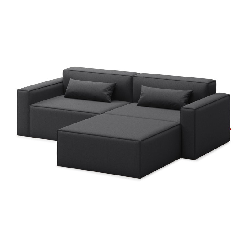 Mix Modular 3-Pc Sectional, Mowat Raven