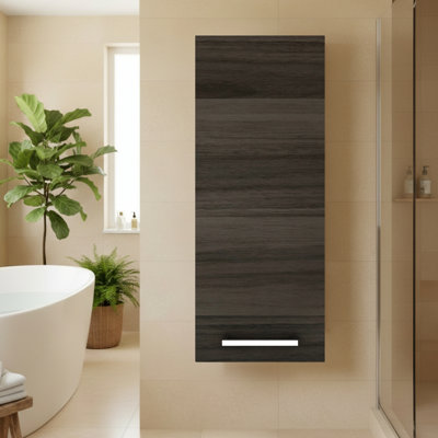 Silhouette 12" W x 30.25" H x 4.64" D Wall Mounted Bathroom Cabinet
