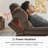 Power Reclining Sofa with Drop Down Table, Touch light, 3-Seat Recliner Couch with Adjustable Headrest-164335953