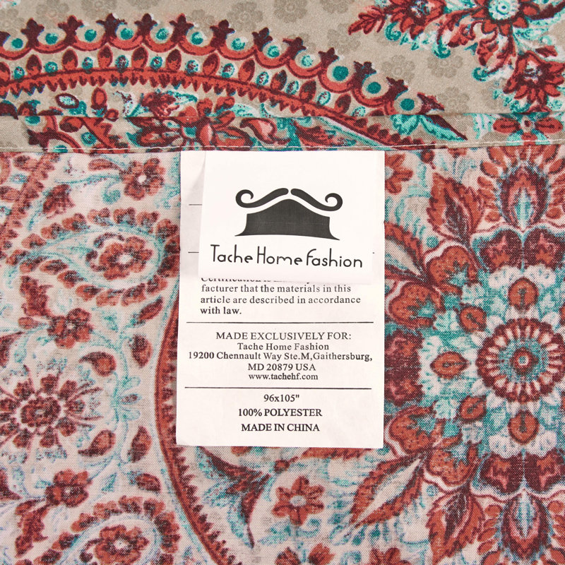 Damask Microfiber Damask Flat Sheet, King