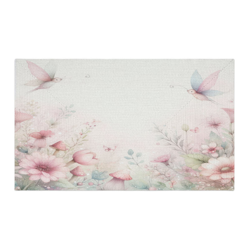 Tapis tressé Fantasy Garden, Rectangulaire 3 pi x 5 pi