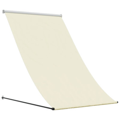 Latitude Run Polyester Cover Retractable Patio Awning