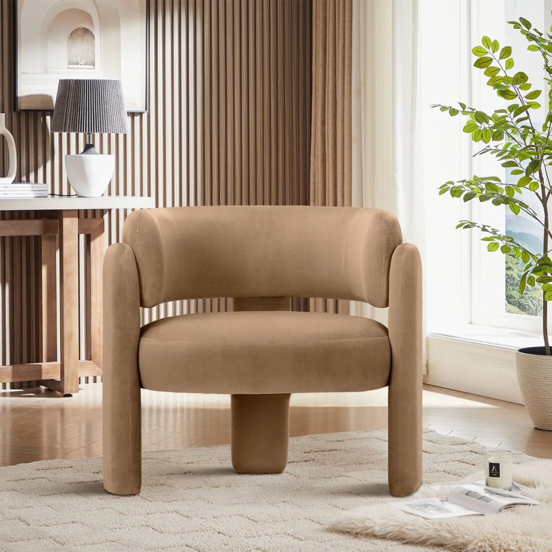 Fauteuil d'appoint demi-tonneau 33 po, null