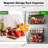 Magnetic Shelf For Fridge With Wood Lid
