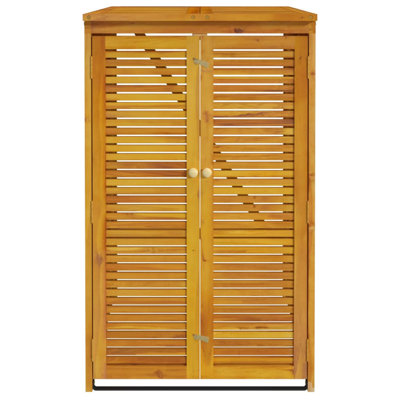 2 ft. W x 3 ft. D Solid Wood Garbage Shed