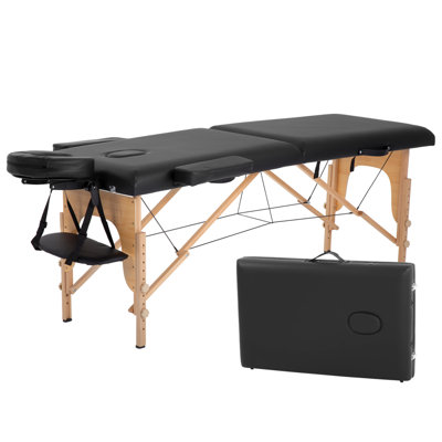 Table pliante rectangulaire réglable 31,5 po Raliny