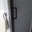 54 po X P 70 po H Porte de douche semi-encadrée au fini noir mat