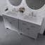 60" Modern Freestanding Bathroom Vanity Set With Double Vanities (Separate) With Double Ceramic Sinks-1541312361-1541312364