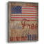 Land of the Free, reproduction encadrée - bois massif-2075777107