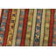 Tapis de couloir multicolore en laine noué à la main 2 pi 8 po x 9 pi 2 po Kazak