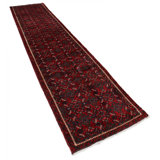 One-of-a-Kind 2'9'' X 12'5'' Area Rug in Red/Navy Blue