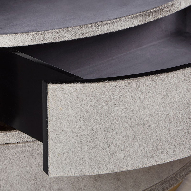 Julius End Table, Gray