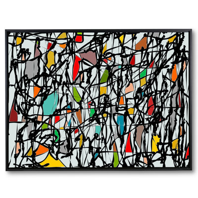 Pollock Wink Print by Angel Estevez