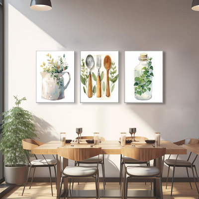 3 Piece Wrapped Canvas Print