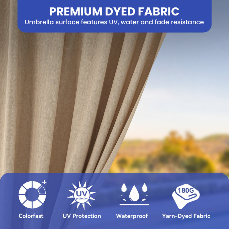 12ft x 10ft Outdoor Canopy Gazebo, Hardtop Pavilion, Backyard Gazebo with Double Roof Design and Double Layered Curtains : Mesh Netteing and Polyester Curtains 