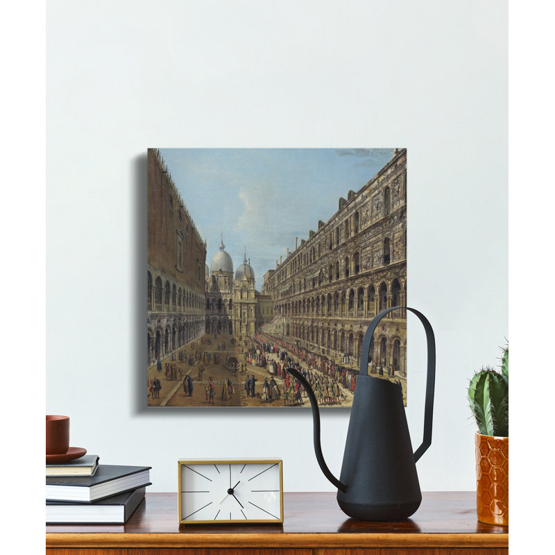 Kahn Wrapped Canvas Print Set, 14x14