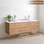Meuble-lavabo mural 84 po avec comptoir en pierre de quartz et lavabo vasque Skyward-1722791775