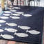 Tapis intérieur / extérieur bleu marine Winon-1870567435