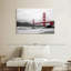 Impression sur toile Golden Gate Bridge Beach-1568592030