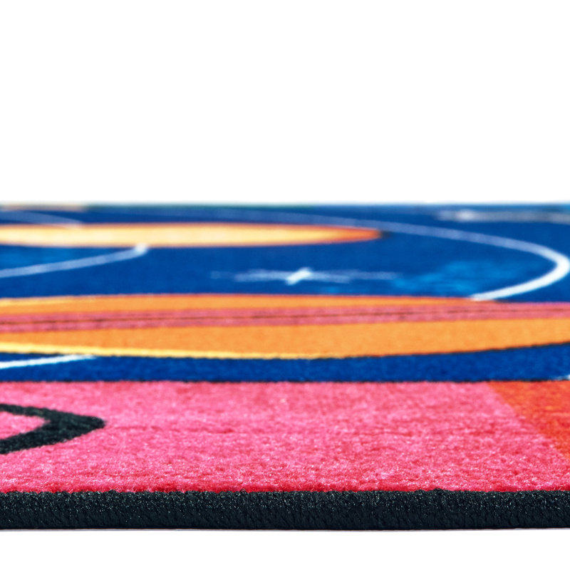 Tapis bleu / rouge Milky Way Play, 8 pi 4 po x 11 pi 8 po