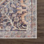 Tapis oriental rectangulaire en polyester tissé à la machine en terre cuite-574351437