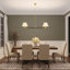 Lustre avec abat-jour 2 lumières Nwamah-2075020064