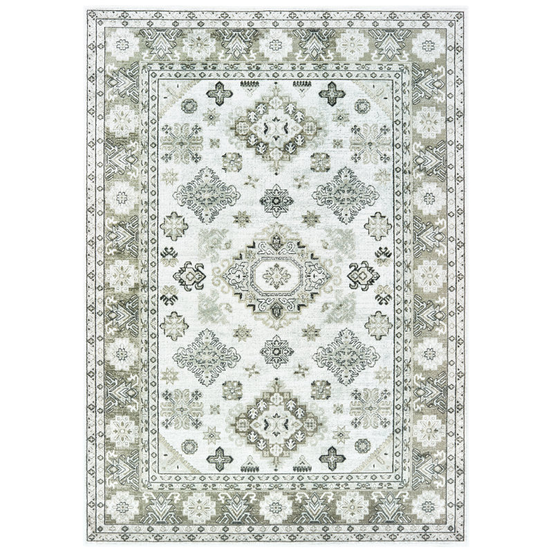 Tapis blanc cassé Hudson Oaks, Rectangle 10 pi x 14 pi