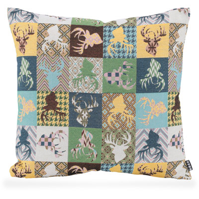 Hirsch Patchwork Square Cushion