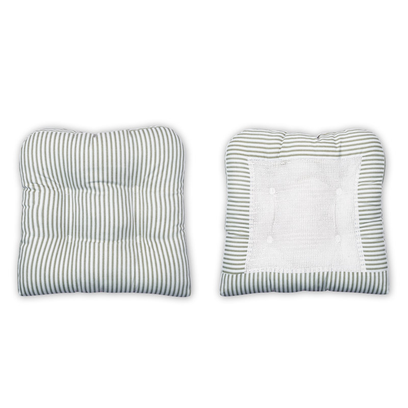 Charis Outdoor 2.5'' Dining Chair Chair Pad, 2.5" H x 16" W x 16" D, Sage