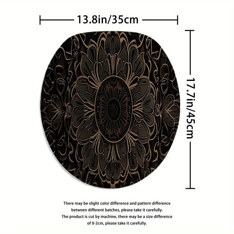 Ensemble de 3 tapis de salle de bain Blue Ocean Wave