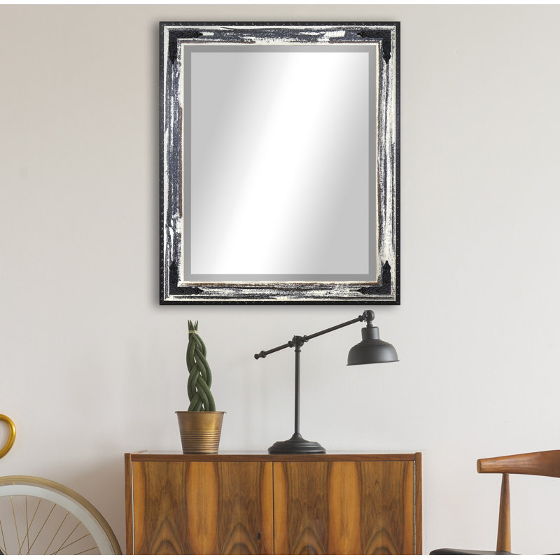 Miroir d'appoint mural, 25,5 po x 21,5 po, Ivoire